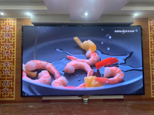 Affichage LED à couleur complète à haute résolution pour un centre commercial à faible consommation d'énergie