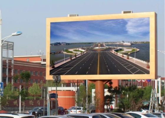 Écran publicitaire fixe/location boîte en fer Écran LED extérieur, vitres à haute fréquence de rafraîchissement