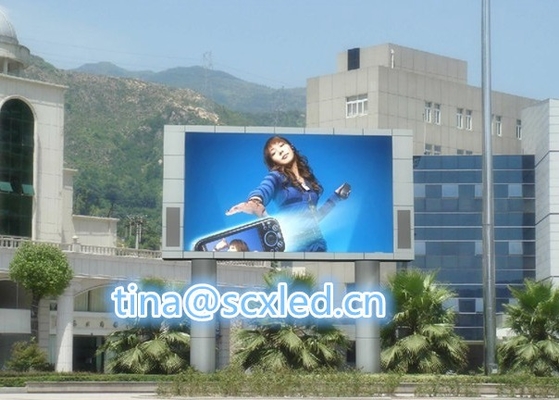 Location d'écran boîte en fer / fonte en aluminium P20 étanche à LED écran vidéo mur publicité d'affiche dynamique extérieure