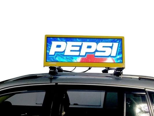 Bon prix Affichage d'affichage de panneaux LED pour voitures de publicité extérieure 96*32 cm avec tension CC 5V en ligne