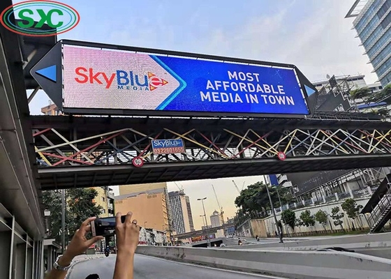 Vidéo imperméable à l'eau Grand écran P10 Full Color Publicité extérieure Écran LED