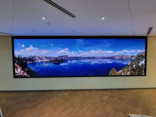 16:9 Salle de commande Cob Mini 4K P0.9 P1.2 P1.5 P1.8 Panneau d'affichage vidéo LED intérieur