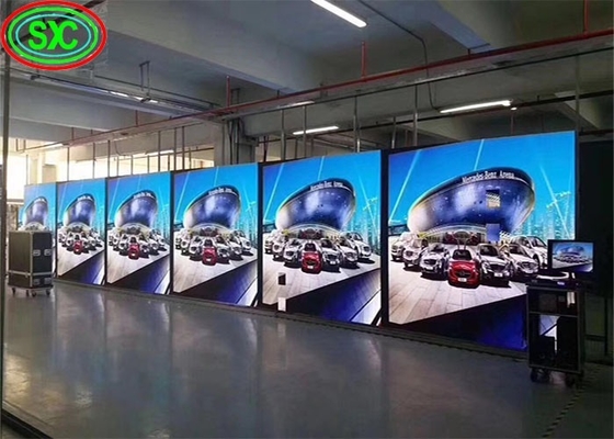 Display LED en aluminium sous pression à couleur complète intérieur Module haute résolution 256*128mm