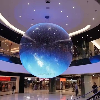 Affichage extérieur à 360 degrés à LED cylindrique