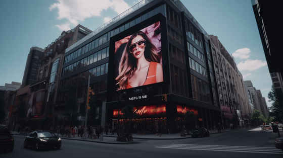 SCX LED Full Color Outdoor Installation fixe Écran de panneau d'affichage vidéo mural P5 Affichage LED avec couleur vraie et naturelle