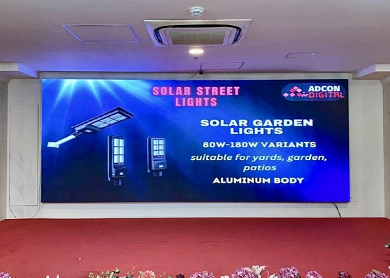 COB P1.25 Pitch Ultra High Definition Location affichage LED intérieur Système NOVA HD 1R1G1B