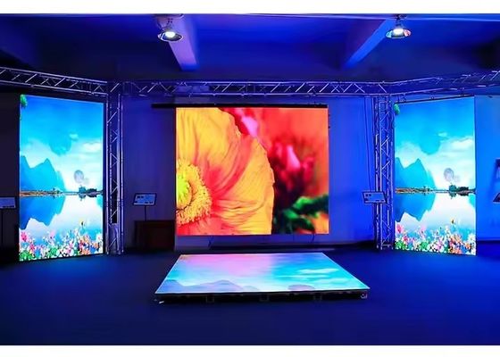 Bon prix Armoire LED en aluminium moulé sous pression pour location d'écran LED, avec une consommation moyenne de 438 Watts/m2 en entrepôt en ligne