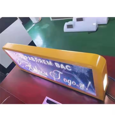 Écran de taxi étanche à l'eau P4 puce Epistar couleur 3 ans de garantie