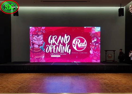 Projecteur d'affichage de location professionnel avec écran de gris 14-16 bits et armoire LED en aluminium sous pression