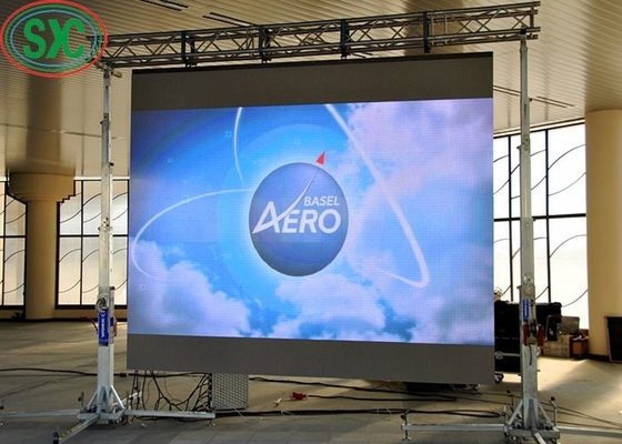Écran LED de location d'alimentation Meanwell avec un rapport de contraste de 3000 à 1 et une dimension de cabine de 500*1000 mm