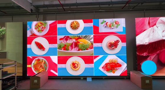 RGB P2.6 Indoor Die-casting Aluminium Full Color LED Display Location 3840HZ Écran vidéo HD 250*250MM