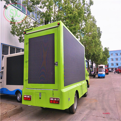 Affichage à LED de camion mobile à commande synchrone par ordinateur avec boîtier en fer ou en aluminium et tension de travail DC5V