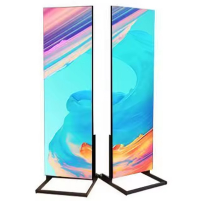 Affiche à LED Publicité à l'intérieur P1.8 P2.5 Portable Pantalla Module de panneau de matrice à LED Panneau d'affichage à LED pliable