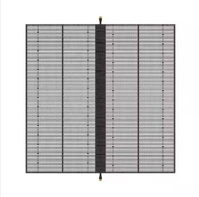 P2.6 Écran transparent à LED Grille à couleur entière Écran de glace à LED Écran publicitaire électronique intérieur Fenêtre en verre
