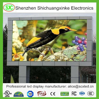 Démarquez-vous sur le marché avec nos panneaux d'affichage LED extérieurs équipés de LED Nationstar/Kinglight et du système de contrôle Novastar