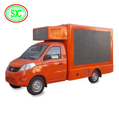 Taux d'images de 60 Hz Affichage LED de camion mobile 2727 Taille de la lampe et tension de travail DC5V pour la publicité mobile
