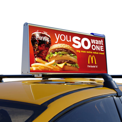Publicité efficace 5 mm Taille de l'emplacement du panneau d'affichage LED de voiture avec norme CE/ROHS/FCC/ISO2001
