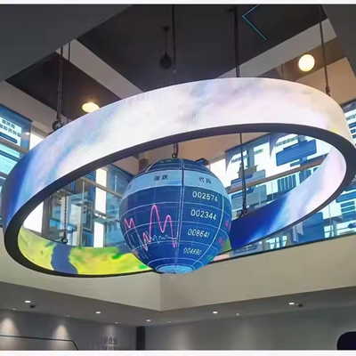 Affichage extérieur à 360 degrés à LED cylindrique