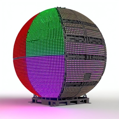 Écran LED sphérique à service frontal certifié UL avec taille de module de 320*160mm et certification UL