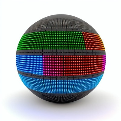Affichage LED en forme de boule DC5V Le choix ultime pour les besoins d'affichage vidéo / texte / image