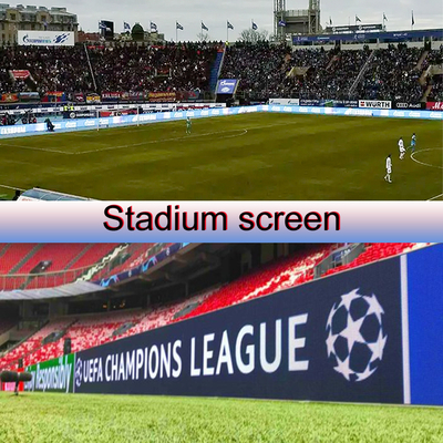 Écran LED de stade en acier laminé à froid de qualité IP65 avec une luminosité élevée et une luminosité ≥6500cd/m2