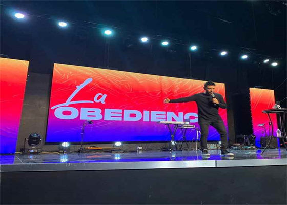 Facile à assembler et à démonter écran LED intérieur P3.91 500*500mm