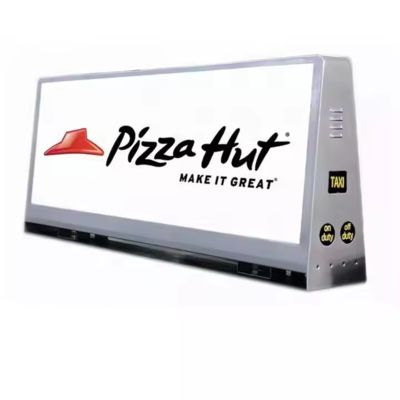 Panneau d'affichage LED de toit de voiture P6 HD couleur, haute luminosité, étanche IP65