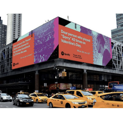 SCX LED HD Affichage extérieur à LED pleine couleur à haute protection et grand angle de vision pour la publicité commerciale P5