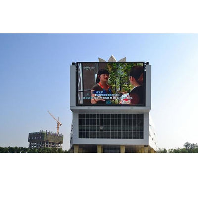 L'affichage d'écran mené polychrome extérieur ouvert de l'armoire p10 de service arrière imperméable de P10 ip65 a mené le panneau 320* 160mm pour l'adverti