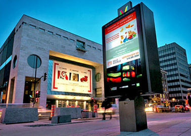 Écran courbe 7500cd/M2 Lumière HD Extérieur Affichage LED pleine couleur P10 DIP IP 65 Installation fixe