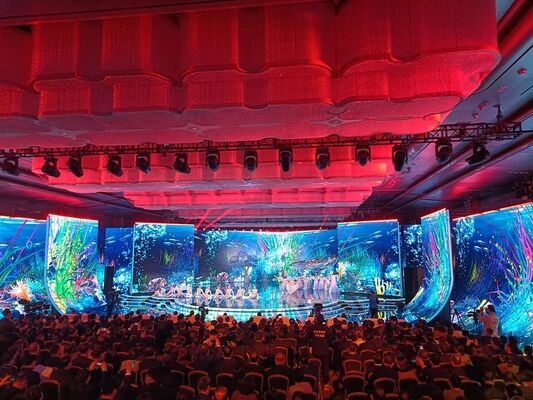 Écrans LED de scène avec étalonnage de couleur précis et réglage de la luminosité sans pas pour une vue extérieure cohérente