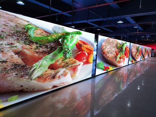 Écran LED couleur p3.9 d'intérieur doté d'une armoire mince et légère et d'un mécanisme de verrouillage rapide pour garantir un minimum d'espaces et une manipulation facile