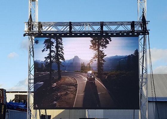 écran d'affichage à LED couleur extérieure, armoire ouverte étanche, P6