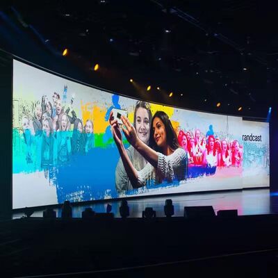 P2 Affichage LED intérieur avec une hauteur de pixel de 2 mm 1000cd/m2 Lumière et densité de pixel de 250000