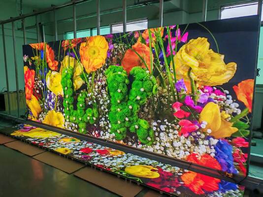 Écran LED couleur intérieure p2.5 avec taille de boîtier compacte et haute densité de pixels pour des présentations visuelles intérieures détaillées