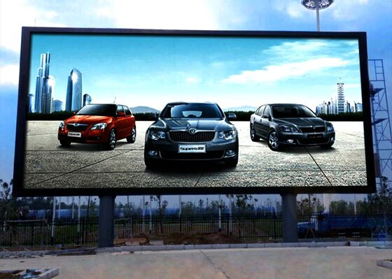 P10 Affichage extérieur à LED à couleur complète SMD imperméable à l'eau IP68 Écran LED fixe pour affichage publicitaire