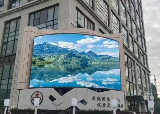 Bon prix LED P6 Affichage LED plein couleur extérieur pour mur publicitaire avec haute résolution et énergie de luminosité pour affichage vidéo extérieur en ligne