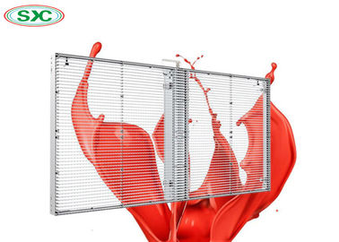 2000 cd/m2 Luminosité Écran LED transparent, Panneaux publicitaires à LED en couleur