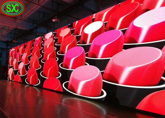 Panneau LED incurvé de luminosité 1200cd/M2, location HD P2.9 P3.91 P4.81 écran LED fond de scène