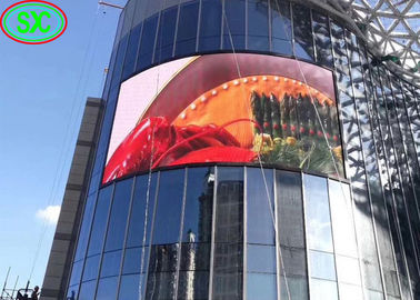 6500cd Lumière Publicité extérieure Écran LED Curve Video Wall P10 écran LED publicité extérieure