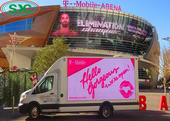 Bon prix Écran extérieur mobile de la publicité de lancement de l'affichage à LED De camion d'intense luminosité 10mm en ligne
