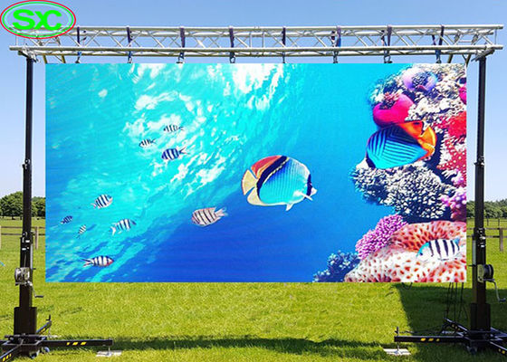 La location P5 extérieure a mené des écrans de visualisation pour le concert présentent le grand fond avec mouler sous pression le Cabinet en aluminium