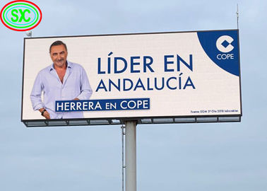 AC90-260V 50-60HZ Panneau d'affichage à LED pleine couleur Haute luminosité 6000 Nits Écran d'affichage à LED publicitaire extérieur