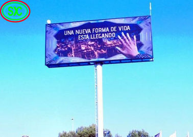 Écran en aluminium sous pression Boîte de fer / Location Commercial Freestanding Outdoor Affichage LED Full Color Pour la publicité dans la rue et les supermarchés