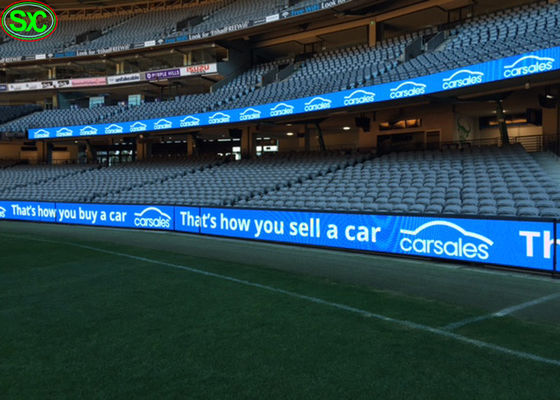 L'affichage à LED extérieur de stade de football du périmètre P8, périmètre de sports a mené l'affichage