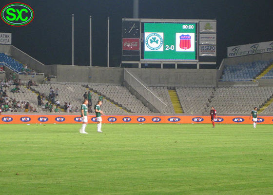 Affichages menés par football de stade de synchronisation et de marquage de la publicité extérieure P10