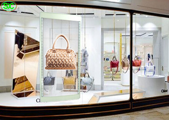 Panneau LED transparent à haute luminosité, affichage transparent LED à couleur SMD2121