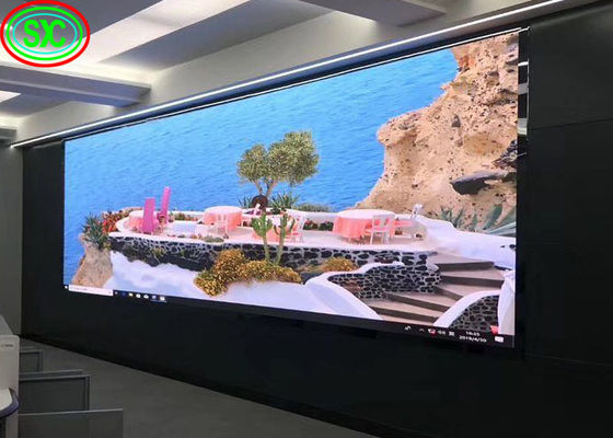 Mur vidéo LED intérieur à installation fixe 4 P5 P6 grand angle de vision sans rémanence écran LED couleur intérieure