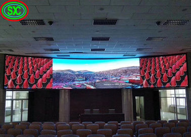Écran de panneau LED géant de la vidéo murale P2 P3.91 Publicité intérieure Boîte incurvée Affichage LED plein couleur intérieur