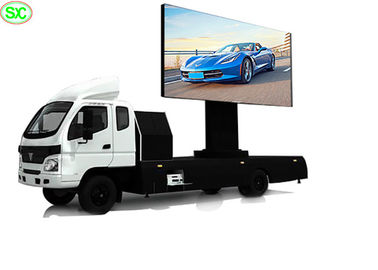 P4 Affichage à LED de camion mobile à haute luminosité 1R1G1B Casse en fer/acier à puces